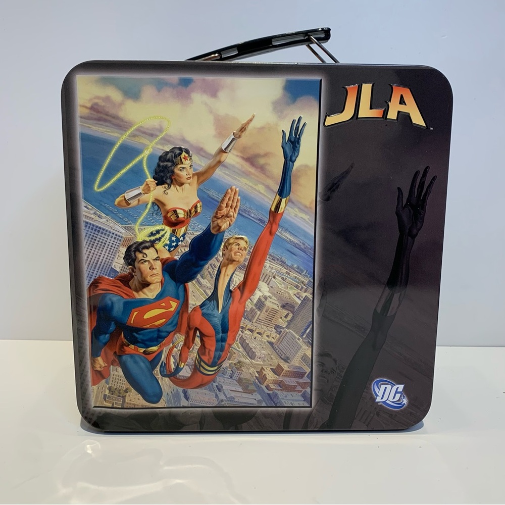 DC Comics Up and Away JLA 1000 Piece Puzzle Tin Justice League Fusion Toys 2005